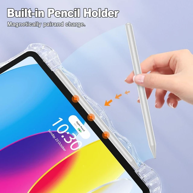 Alt view image 6 of 7 - for iPad (A16) 11th 10th Gen Case Wave Edge Clear Bling