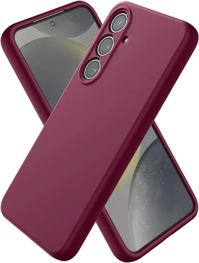 Main image of Liquid Silicone Case for Galaxy S25 Burgundy