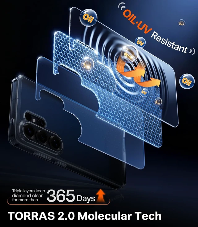 Alt view image 3 of 7 - for Galaxy S26 Ultra Case Clear 2026 Upgraded Non-Yellowing