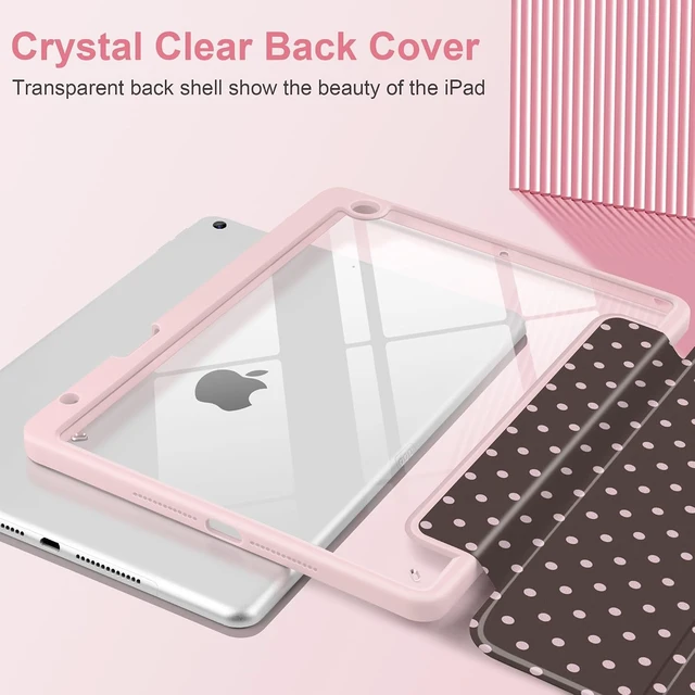 Alt view image 4 of 7 - Case for iPad 10.2 inch 9th/8th/7th Gen Chocolate Polka Dot