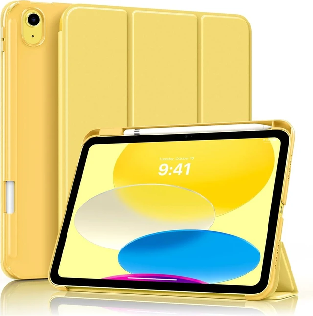 Main image of for iPad A16 11th Gen Case iPad 10th Generation Case Light Yellow