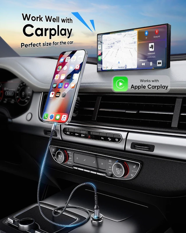 Alt view image 2 of 7 - USB-C to Lightning Cable 2FT 2-Pack 27W Fast Charging Cable