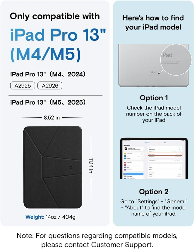 Alt view image 2 of 7 - Dynamic Folio Case for iPad Pro 13 Inch M5 2025 & M4 2024
