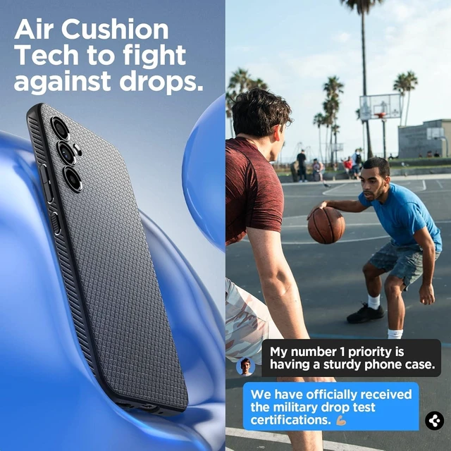 Alt view image 4 of 7 - Liquid Air Designed for Galaxy A54 5G Case (2023) - Matte Black