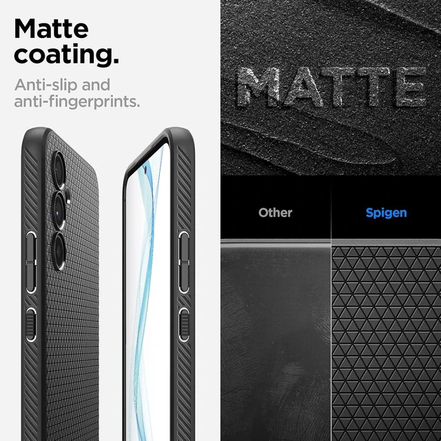 Alt view image 5 of 7 - Liquid Air Designed for Galaxy A54 5G Case (2023) - Matte Black
