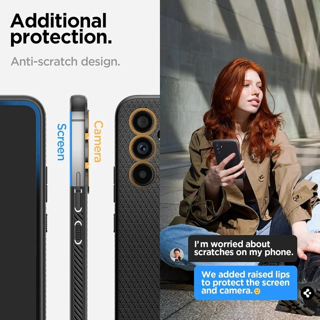 Alt view image 6 of 7 - Liquid Air Designed for Galaxy A54 5G Case (2023) - Matte Black