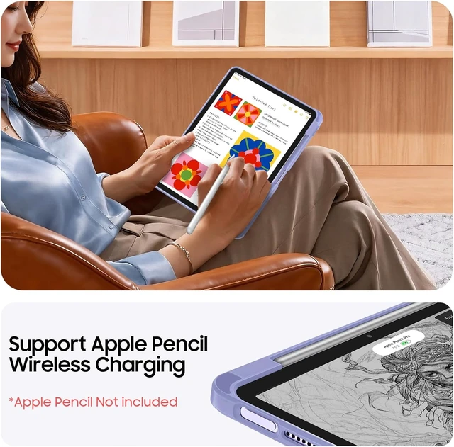 Alt view image 6 of 7 - Fintie Rotating Case for iPad Air 11-inch & iPad Air 5th/4th Gen 10.9 inch