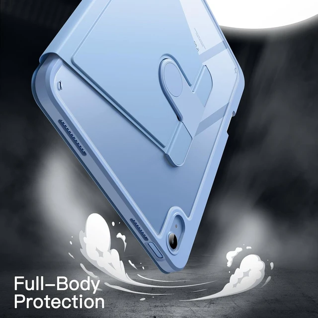 Alt view image 4 of 7 - 360° Rotating Case for iPad (A16) 11th/10th Gen Blue