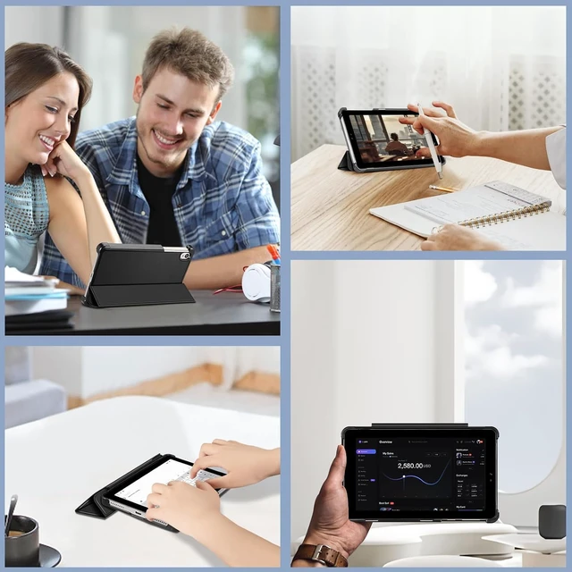 Alt view image 7 of 7 - Fintie Slim Case for Onn. 7 Tablet (2024 Model) - Black