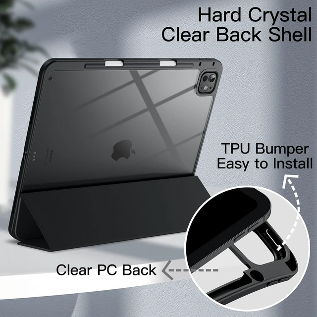 Alt view image 3 of 7 - Case for iPad Pro 13 M5/M4 (2025/2024) Black