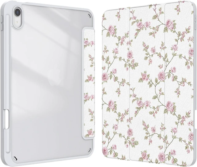 Main image of Case for iPad (A16) 11th Generation iPad 10th Gen Pink Flower