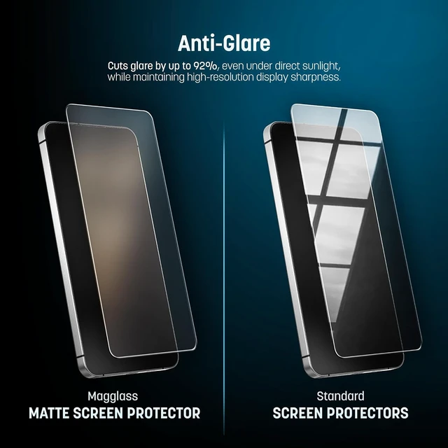 Alt view image 2 of 7 - for Google Pixel 11 Pro XL (6.8) Matte Screen Protector Tempered Glass