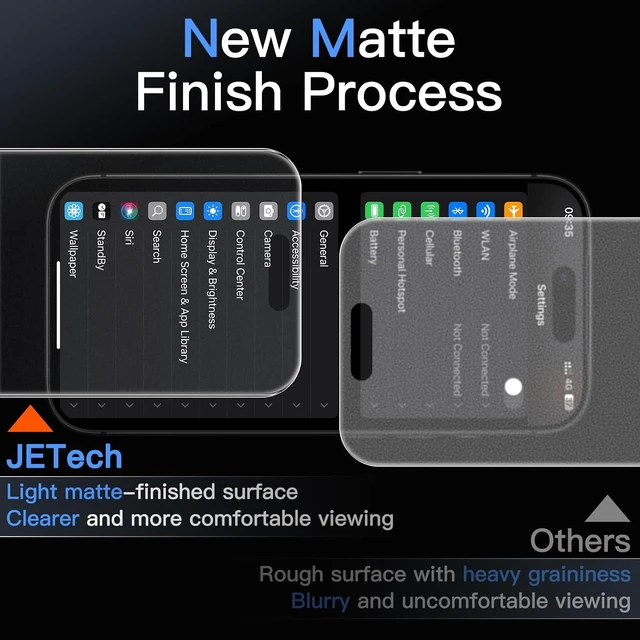 Alt view image 3 of 7 - Matte Screen Protector for iPhone 17 2-Pack