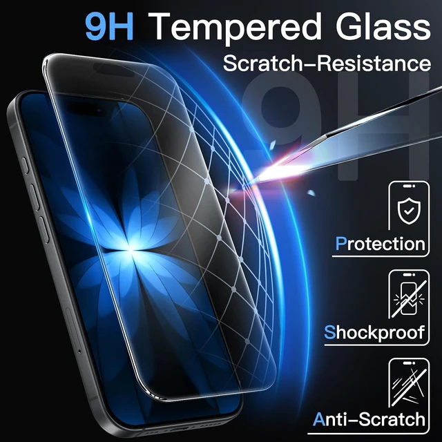 Alt view image 6 of 7 - Matte Screen Protector for iPhone 17 2-Pack