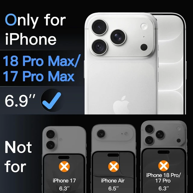Alt view image 2 of 7 - 3D Anti-Reflective Screen Protector for iPhone 18 Pro Max/17 Pro Max
