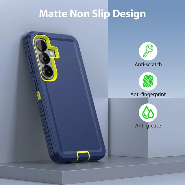 Alt view image 6 of 7 - for Galaxy S26 Case Heavy Duty Rugged Phone Cover Blue/Green