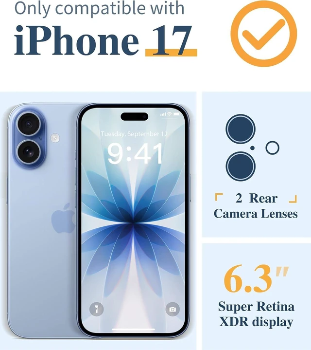 Alt view image 2 of 7 - for iPhone 17 Case Floral Clear Slim Women
