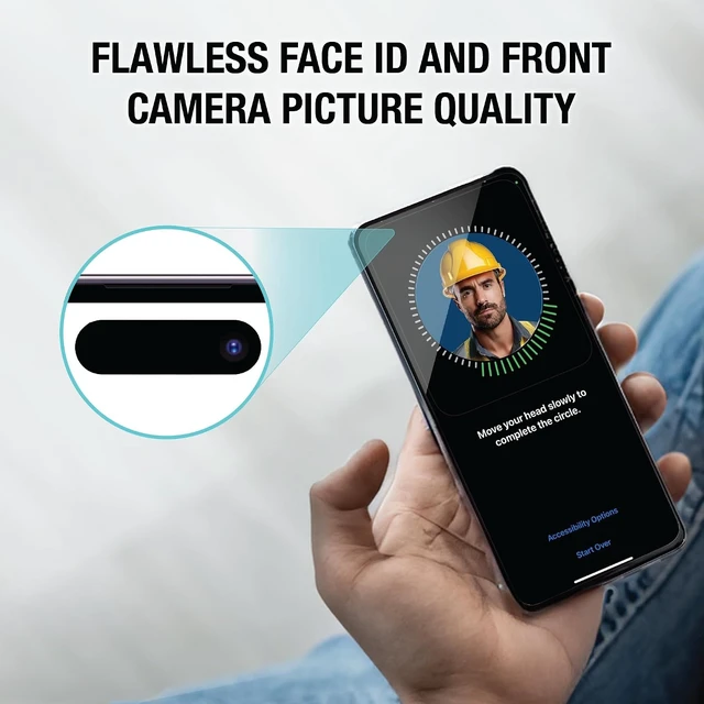 Alt view image 5 of 7 - Heavy Duty 2Pack Privacy Screen Protector for iPhone 16 Pro Max