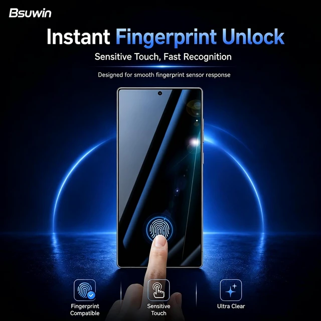 Alt view image 6 of 6 - 2 Pack Privacy Screen Protector for Galaxy S26 Ultra