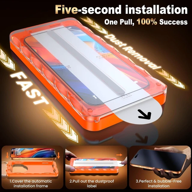 Alt view image 7 of 7 - for iPhone 17 Pro Max Matte Screen Protector - 6.9 inch - 2 Pack