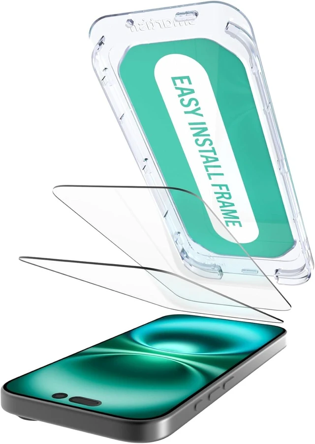 Main image of iPhone 17 Pro Max Screen Protector Tuff Sheet Glass 2 Pack