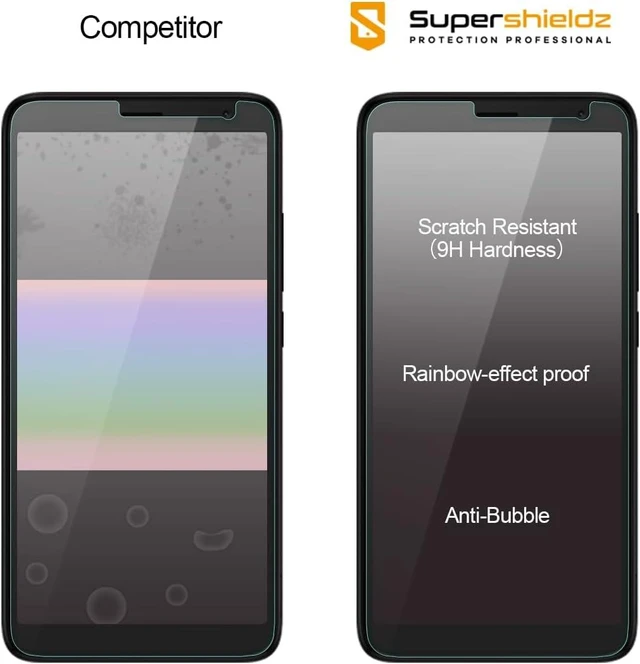 Alt view image 4 of 5 - (2 Pack) Designed for TCL K11 Tempered Glass Screen Protector Anti Scratch Bubble Free