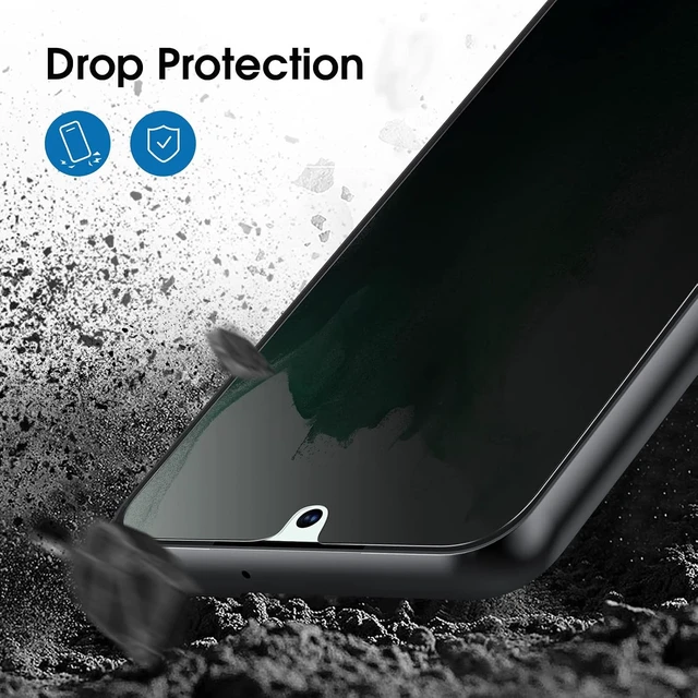 Alt view image 5 of 7 - Privacy Screen Protector for Galaxy S22 5G 6.1 inch 2022
