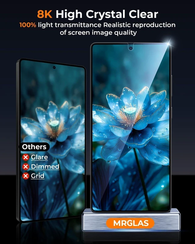 Alt view image 6 of 7 - TOP 9H+ 2+2 Packs for Galaxy S25 Ultra Screen Protector 6.9