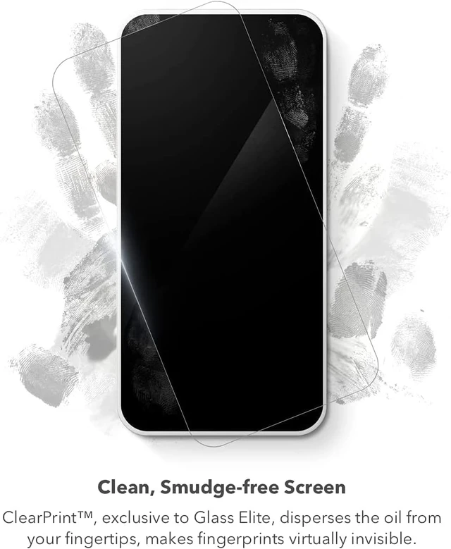 Alt view image 4 of 7 - Invisible Shield Glass Elite Vision Guard - Impact Protection Scratch Resistant Fingerprint Resistant - Made for (iPhone 13 Pro Max)