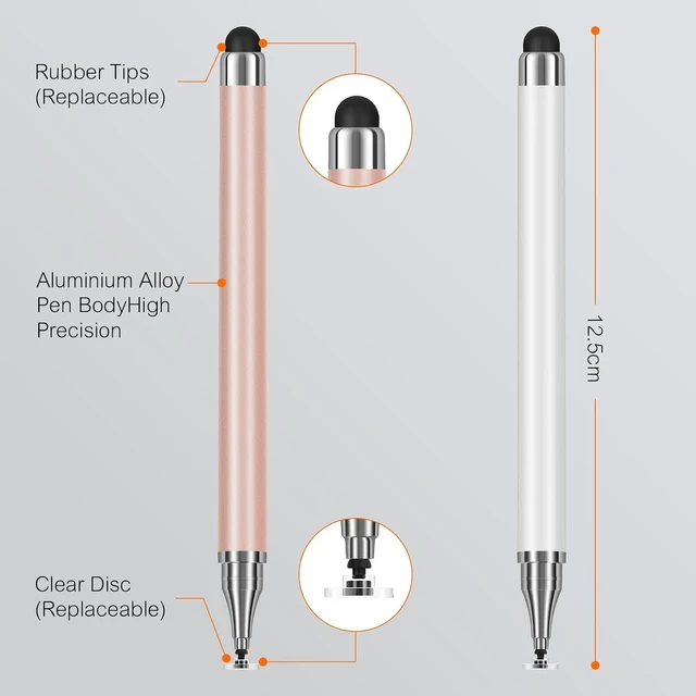 Alt view image 3 of 6 - 3PCS Tablets Stylus Pen for All Touchscreen Devices with Precision Disc Tip