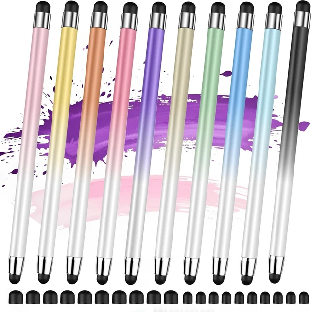 Main image of Stylus (10 Pcs) 2-in-1 Stylus Pen for Touch Screen High Precision and Sensitivity Suitable for iPad/iPhone//Android Smartphone and Tablets Compatible with All Touch Screen