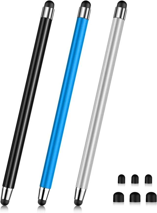 Main image of Stylus (3 Pcs) 2-in-1 Stylus Pen for Touch Screen High Precision and Sensitivity Suitable for iPad/iPhone//Android Smartphone and Tablets Compatible with All Touch Screen