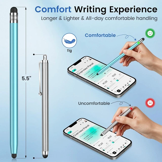 Alt view image 3 of 7 - Stylus 10Pcs Stylus Pen for Touchscreen Android iPad iPhone Stylists Pens