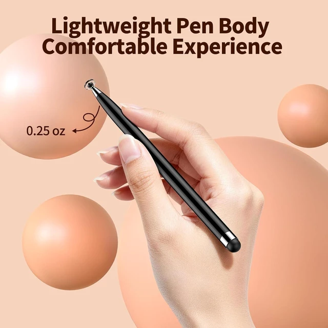 Alt view image 2 of 7 - 10PCS Stylus Pen for Touchscreen Lightweight 2 in 1 Design