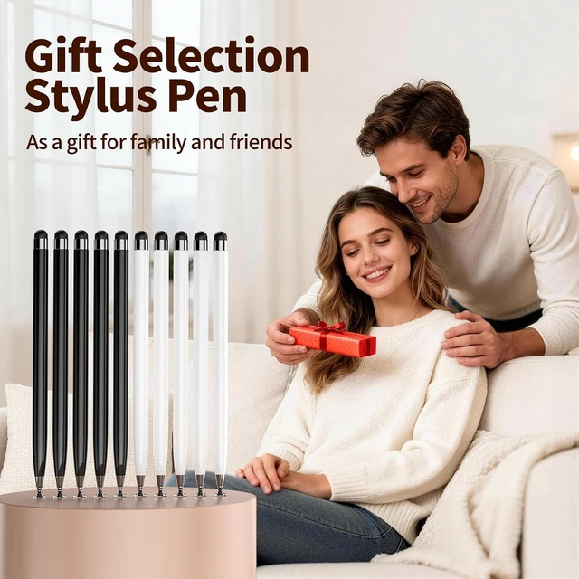 Alt view image 7 of 7 - 10PCS Stylus Pen for Touchscreen Lightweight 2 in 1 Design