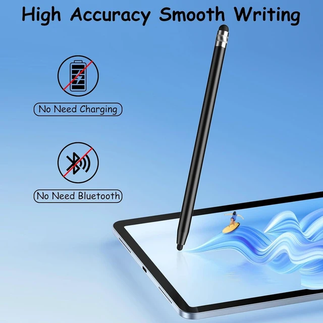 Alt view image 7 of 7 - 4 PCS Universal Stylus 2-in-1 Stylus Pen for Touchscreen