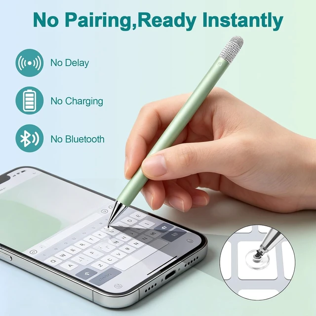 Alt view image 7 of 7 - Stylus Pen for Touchscreen ipad.2-in-1 Tip for Nintendo Switch