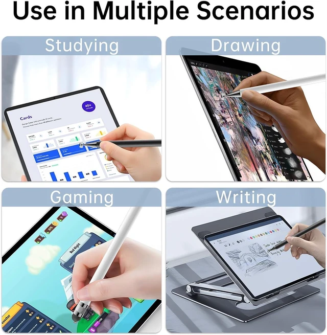 Alt view image 6 of 7 - Stylus(10 Pcs) 2-in-1 Stylus Pen for Touchscreen Capacitive Stylus