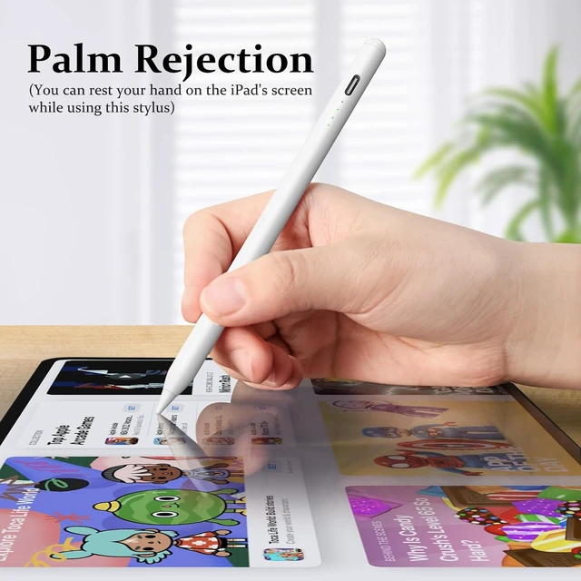 Alt view image 4 of 7 - Stylus Pen for iPad 2018-2026 Fast Charge iPad A16 Pencil