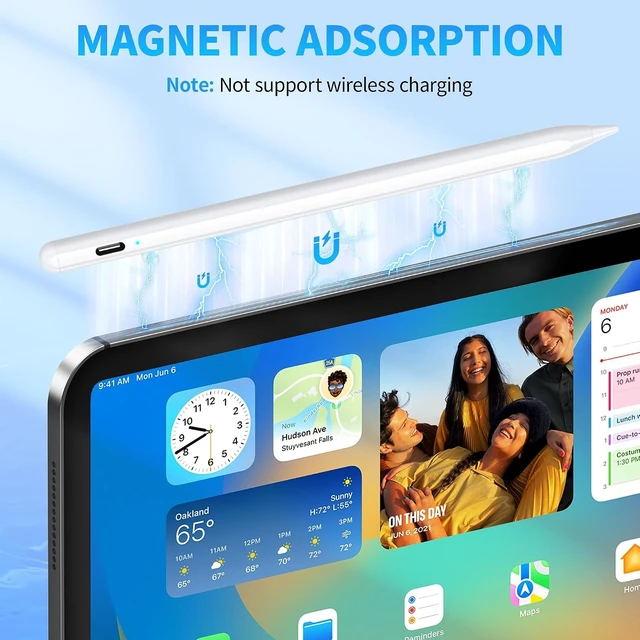 Alt view image 6 of 7 - Stylus Pen for Touchscreen for Android & iOS Phones/Tablets 1.5mm Fine Tip