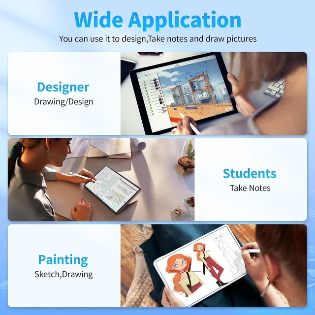 Alt view image 7 of 7 - Stylus Pen for Touchscreen for Android & iOS Phones/Tablets 1.5mm Fine Tip