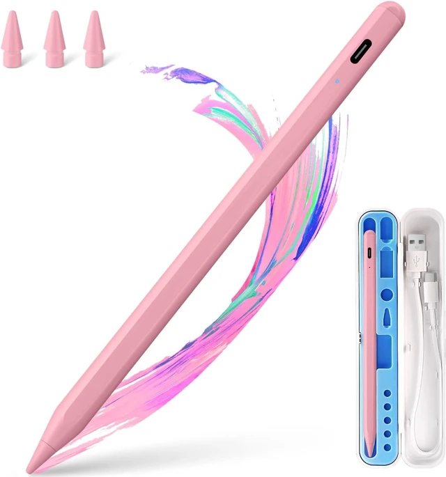 Main image of Stylus Pen for iPad 2018-2026 Fast Charge iPad Pencil-Pink