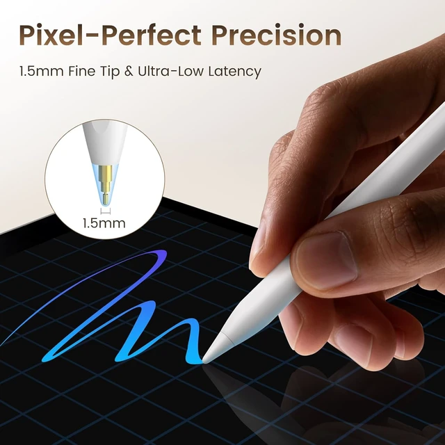 Alt view image 4 of 7 - Digiroot iPad Pencil 2026-2018 iPad Pen for A16 Stylus Pen for iPad