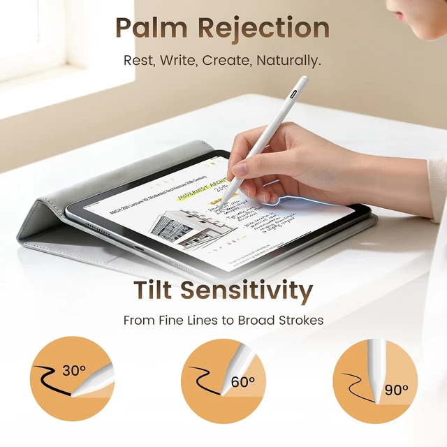 Alt view image 5 of 7 - Digiroot iPad Pencil 2026-2018 iPad Pen for A16 Stylus Pen for iPad