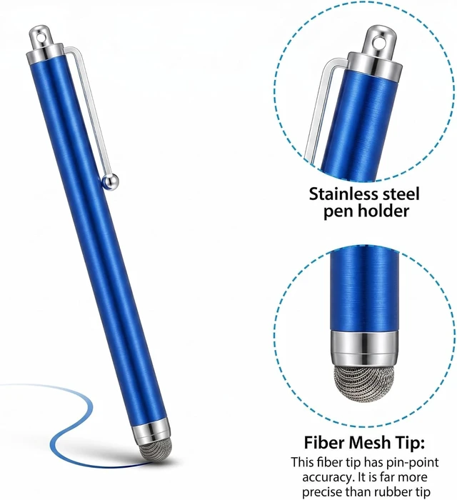 Alt view image 3 of 7 - 36 Pack Fiber Tip Stylus Pens for Universal Touch Screen 12 Colors