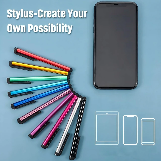 Alt view image 3 of 4 - 30 Pcs Slim Capacitive Stylus Pens Compatible with iPhone Tablets