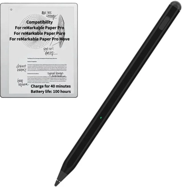 Main image of Stylus for Remarkable Paper Pro Pro Move Pure Pen with Rear EraserBlack