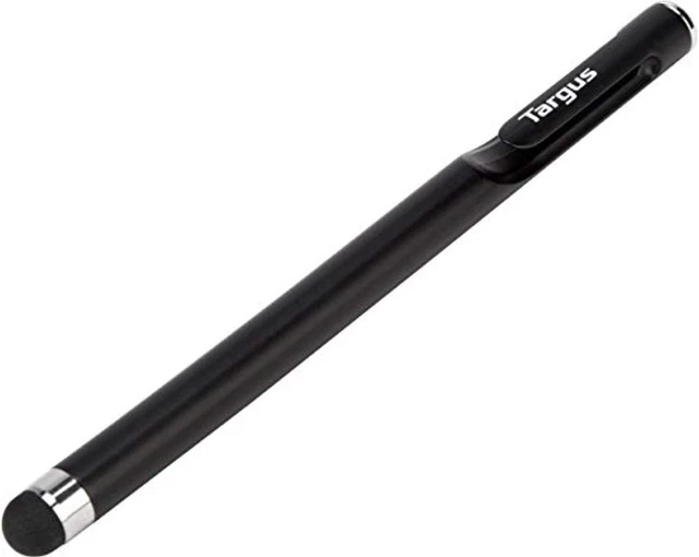 Main image of Smooth Gliding Standard Stylus for Tablets iPad Smartphones and Touchscreen Devices Black - Slim Durable Rubber Tip (AMM165US)