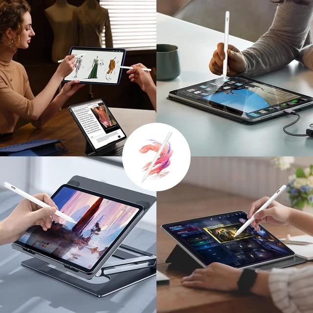 Alt view image 7 of 7 - Stylus Pen for iPad Tilt Sensitivity & Palm Rejection