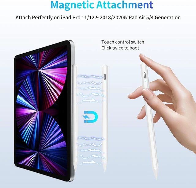 Alt view image 5 of 7 - Stylus Pen for iPad Tilt Sensitivity & Palm Rejection